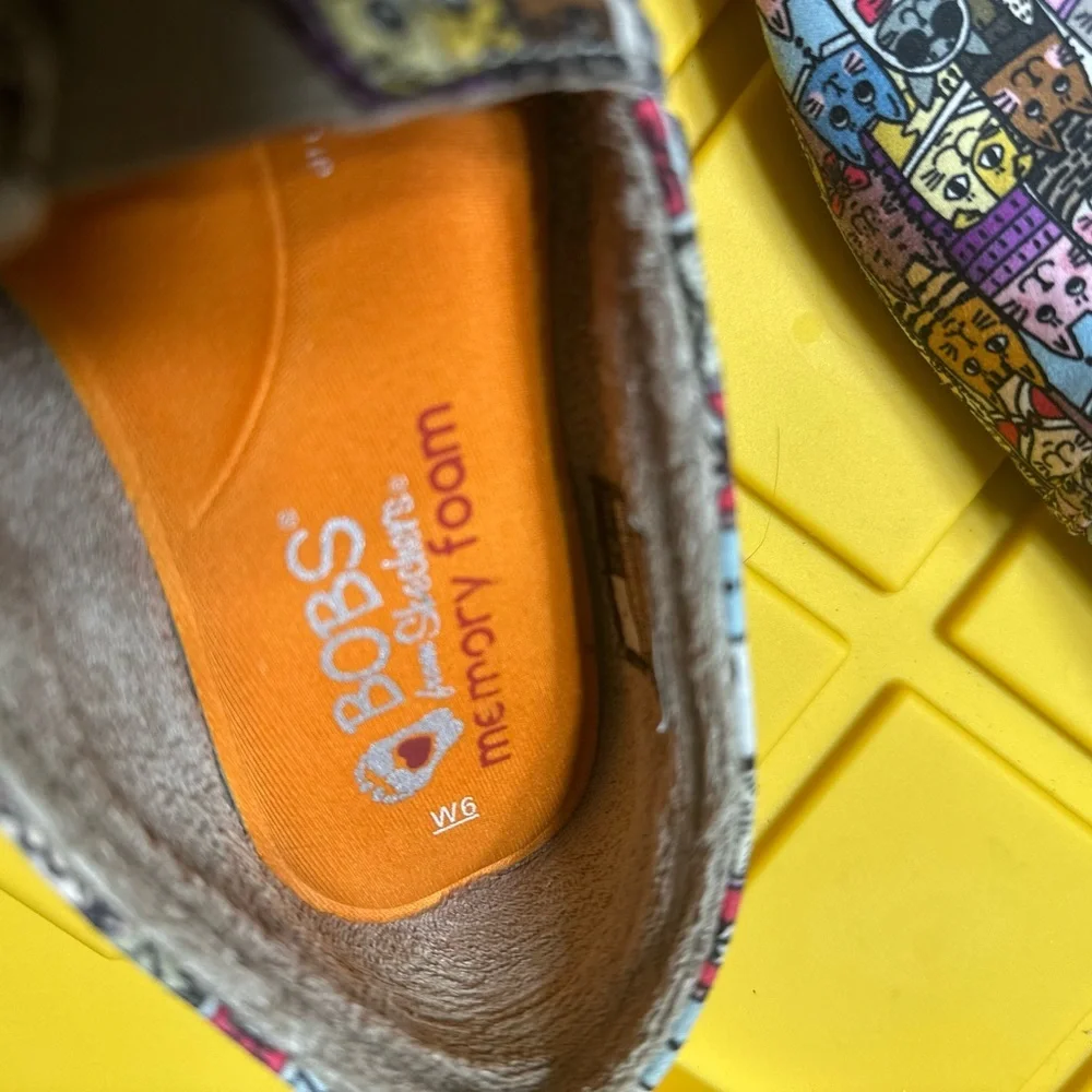 Skechers Orange and Purple Moccasins with Playful Design